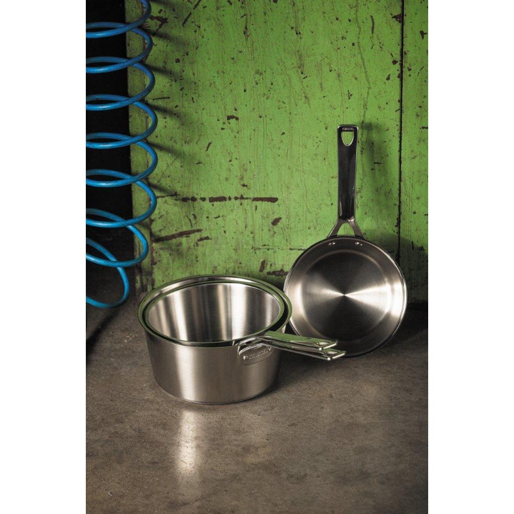 Série de 3 casseroles en Inox brossé 1826 - Visuel 1